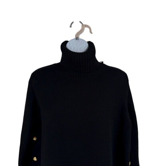 Tuckernuck NEW Wool Black Sophia 100% Wool Turtleneck Tunic Sweater Size XS - Picture 4 of 9